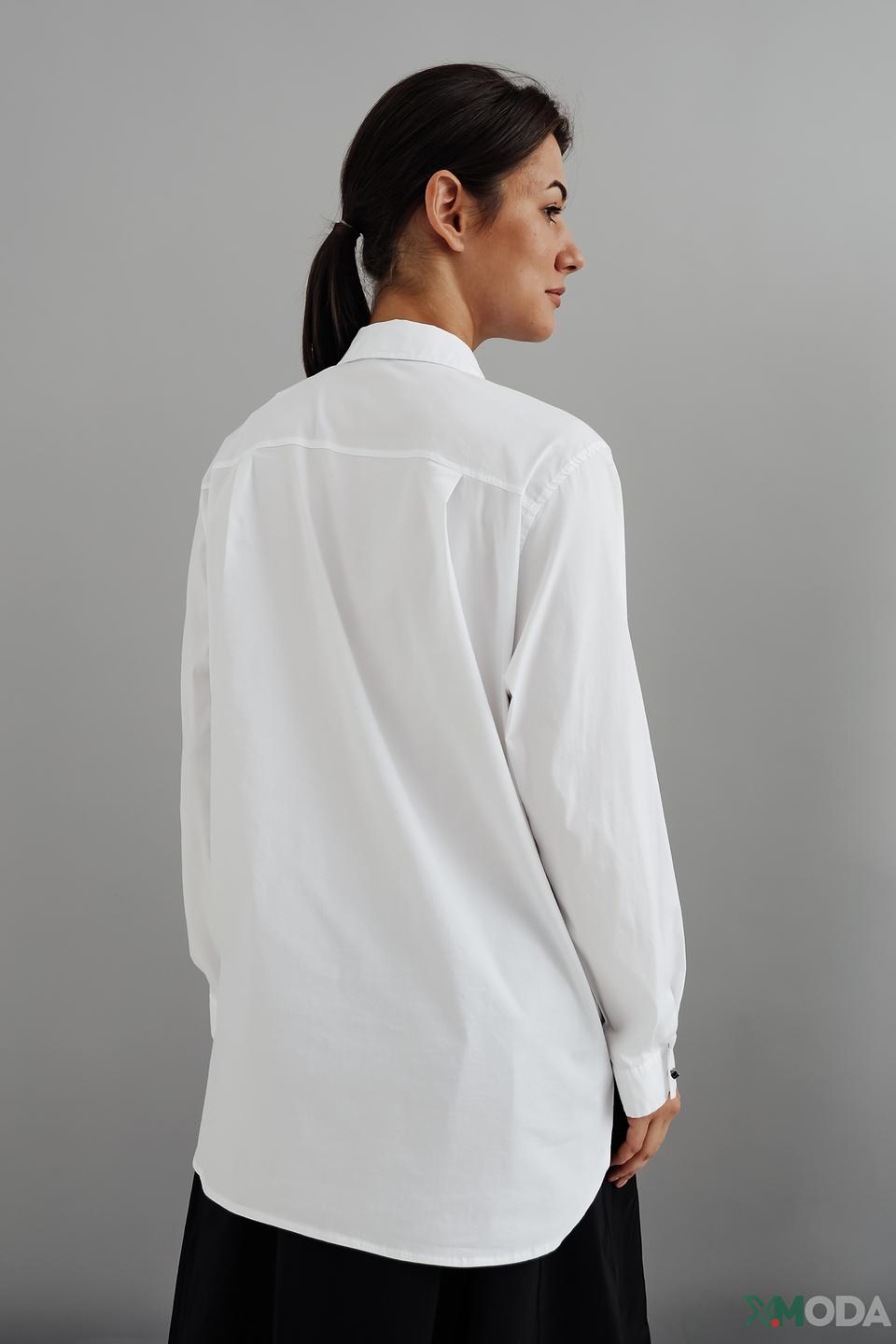 Рубашка Be Yourself оверсайз белая