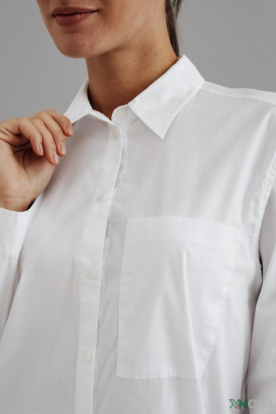 Рубашка Be Yourself оверсайз белая