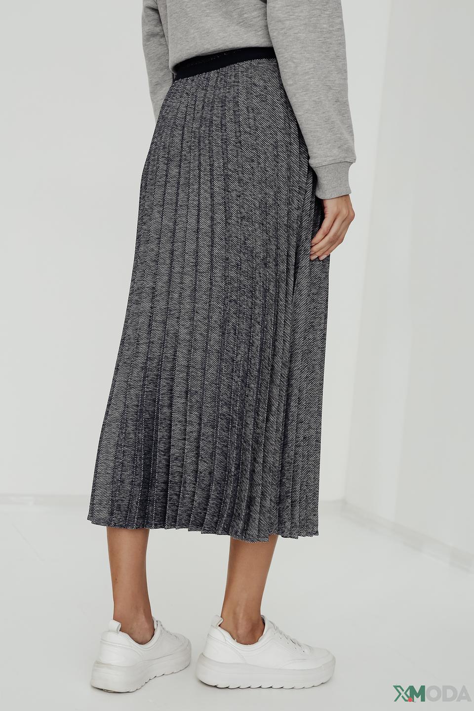 Юбка Taifun плиссе серая