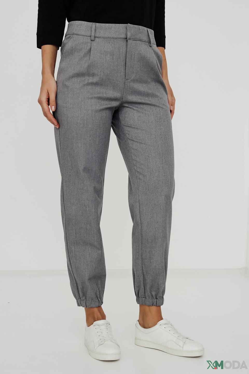 Брюки Monari серые с манжетами