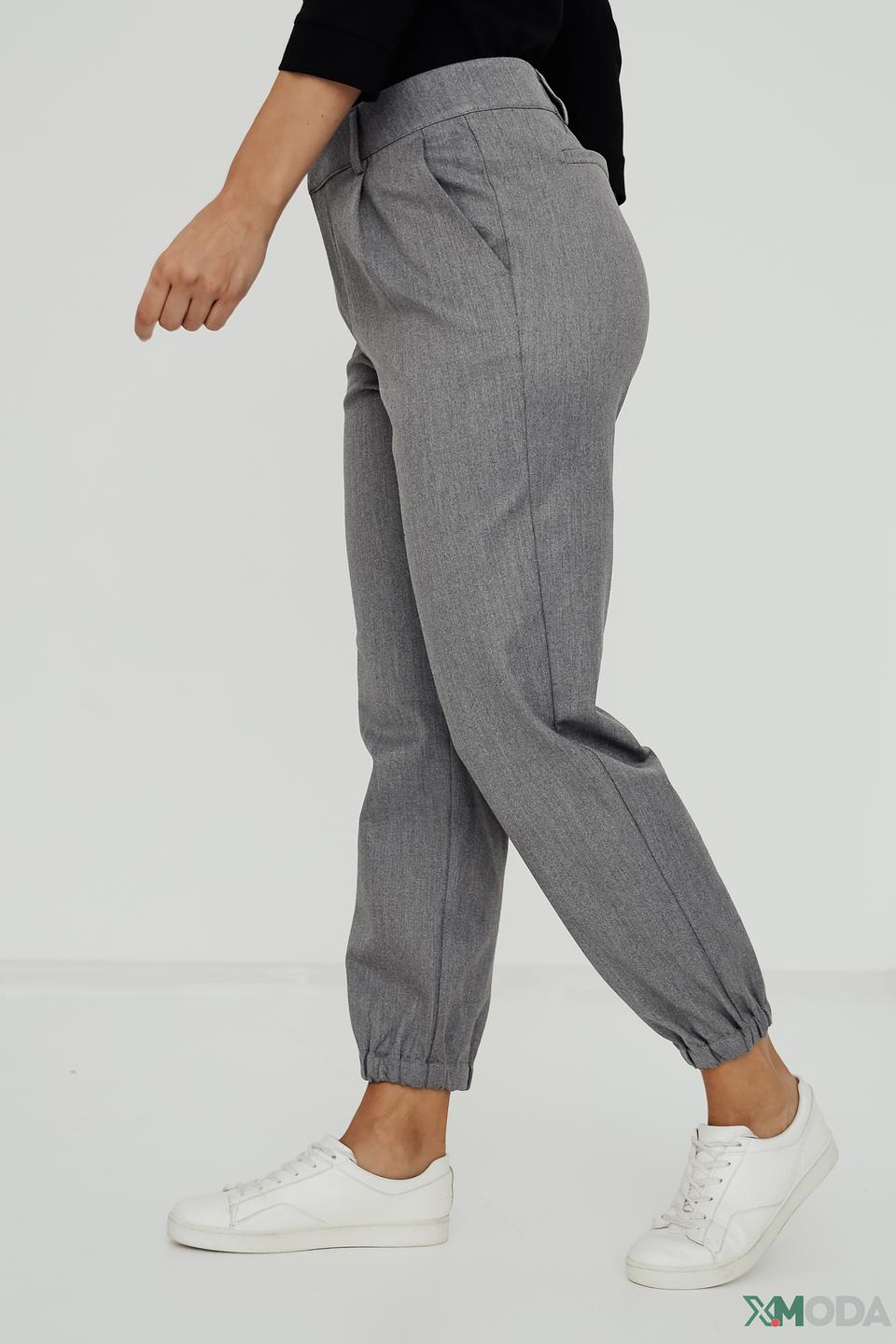 Брюки Monari серые с манжетами