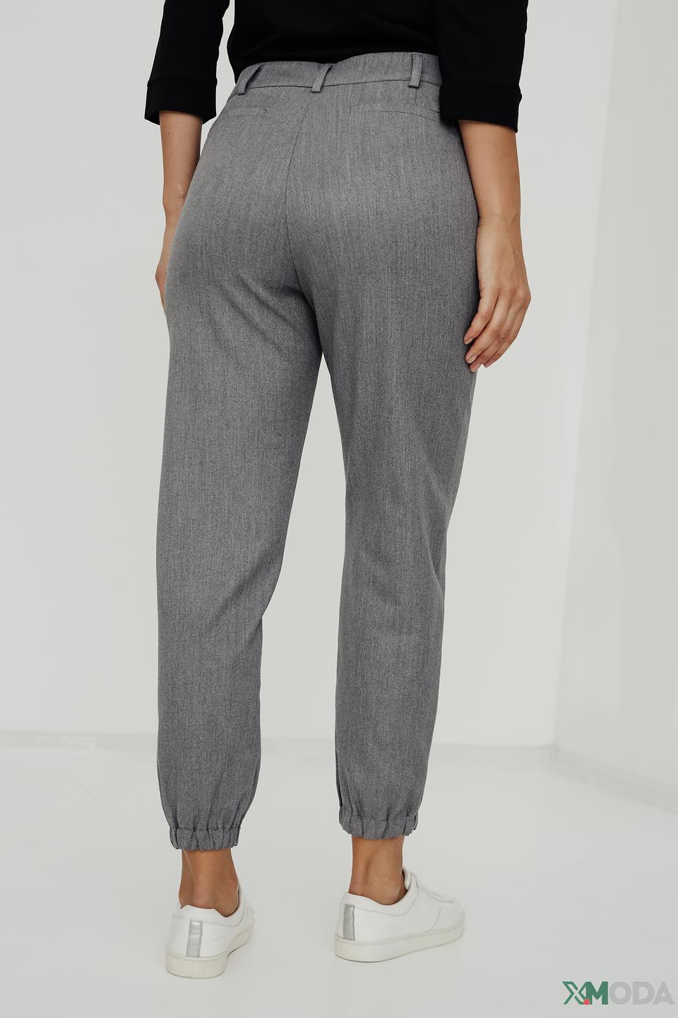 Брюки Monari серые с манжетами