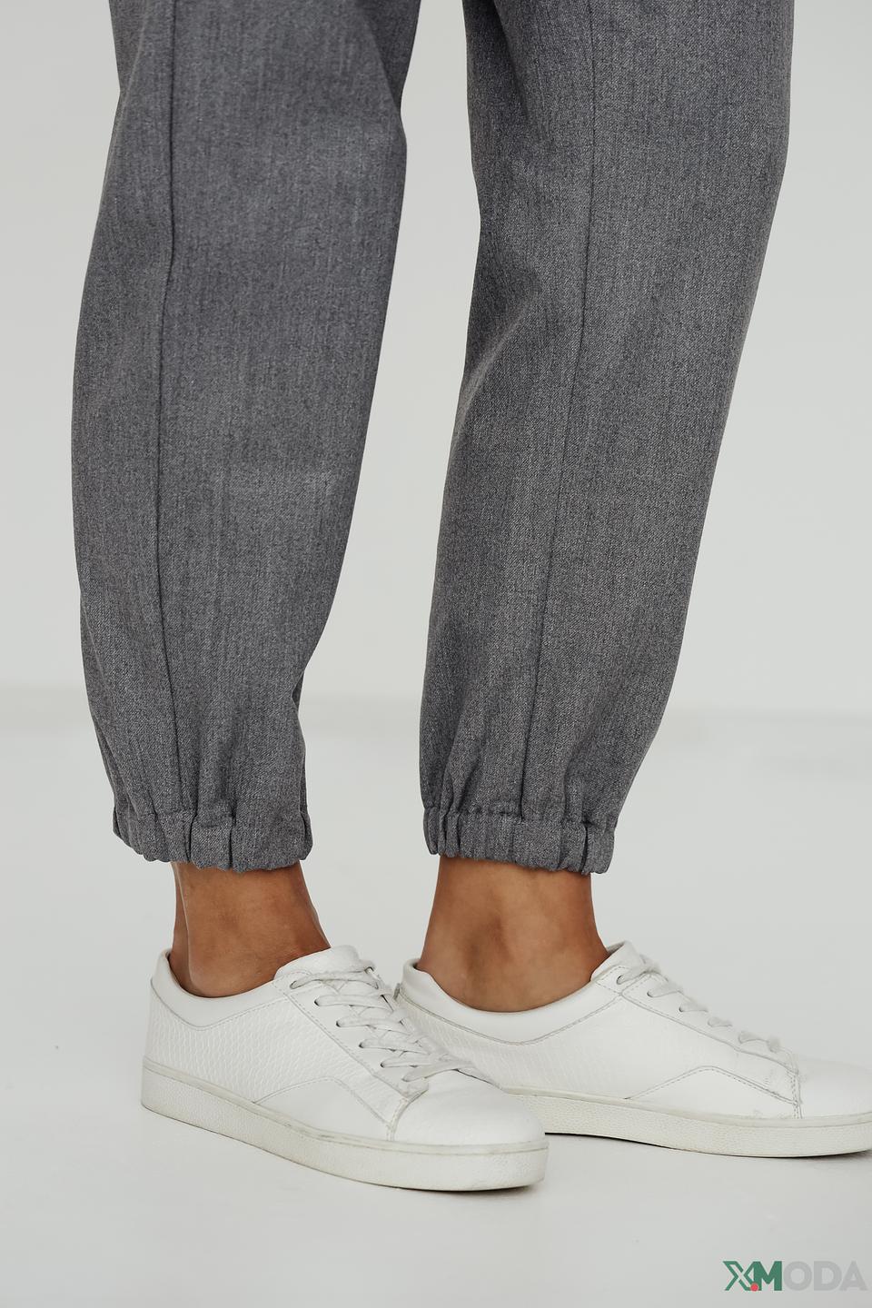 Брюки Monari серые с манжетами