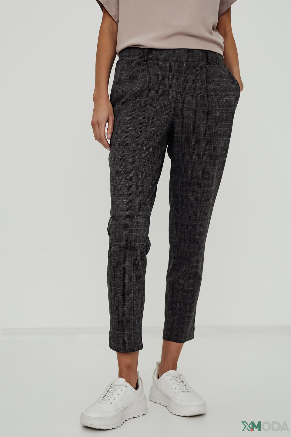 Брюки клёш Tom Tailor в клетку