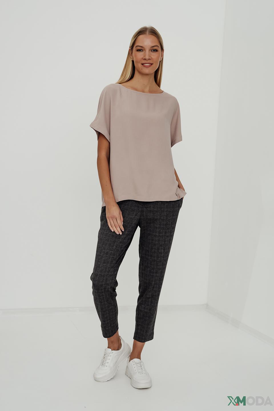 Блуза Zhrill свободного кроя бежевая