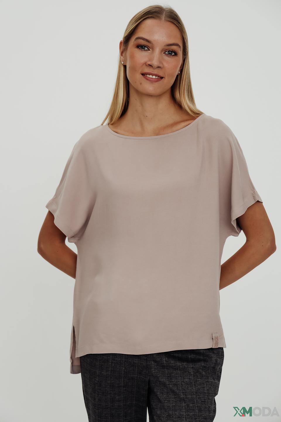 Блуза Zhrill свободного кроя бежевая