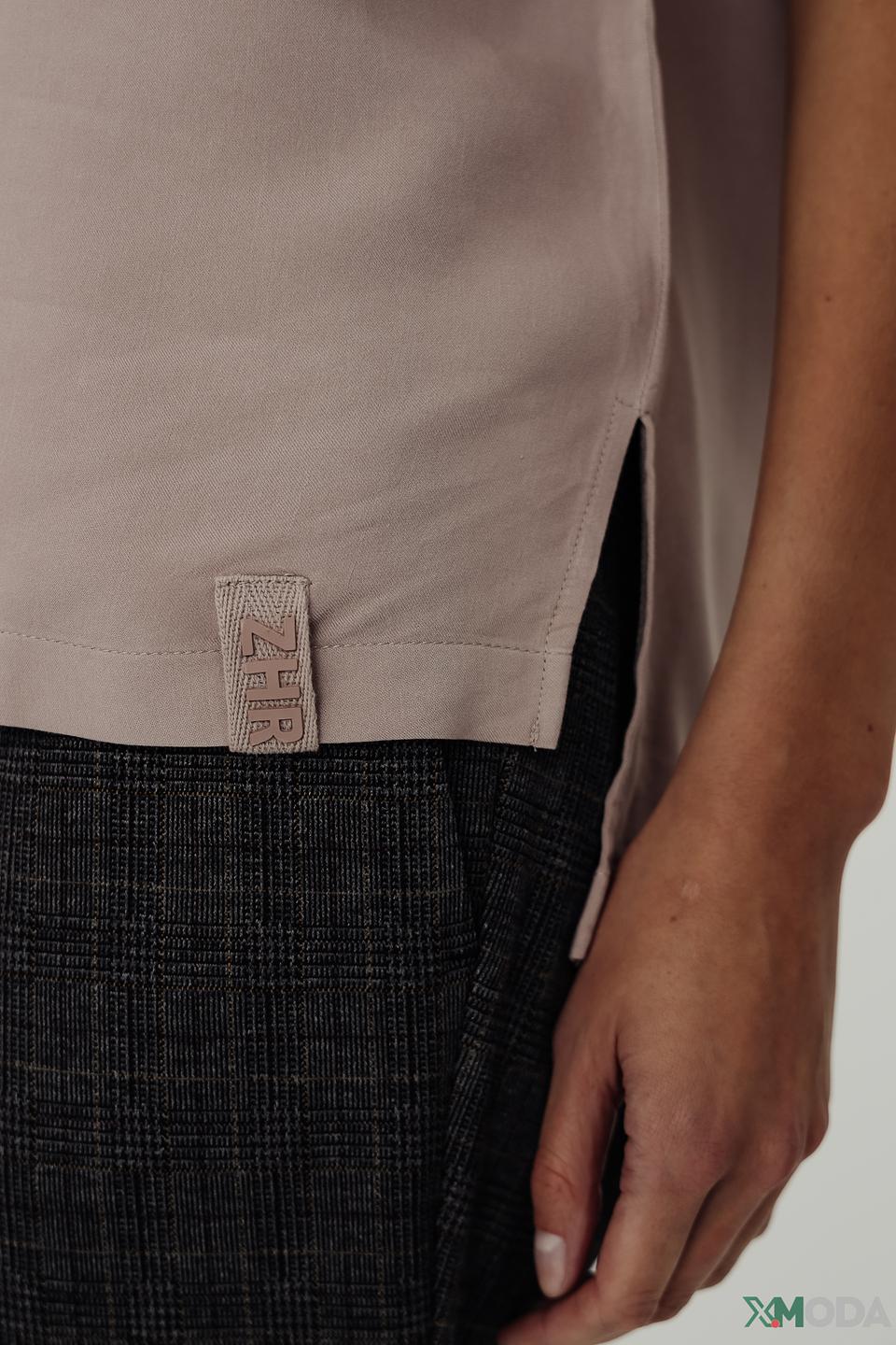 Блуза Zhrill свободного кроя бежевая