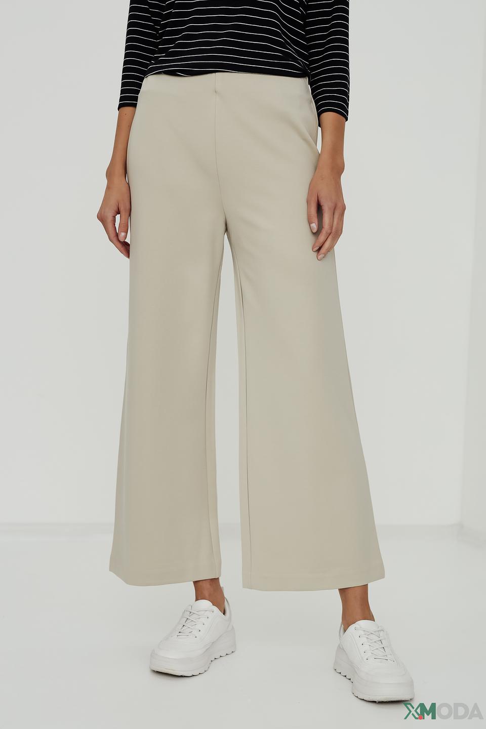 Брюки палаццо Taifun бежевые