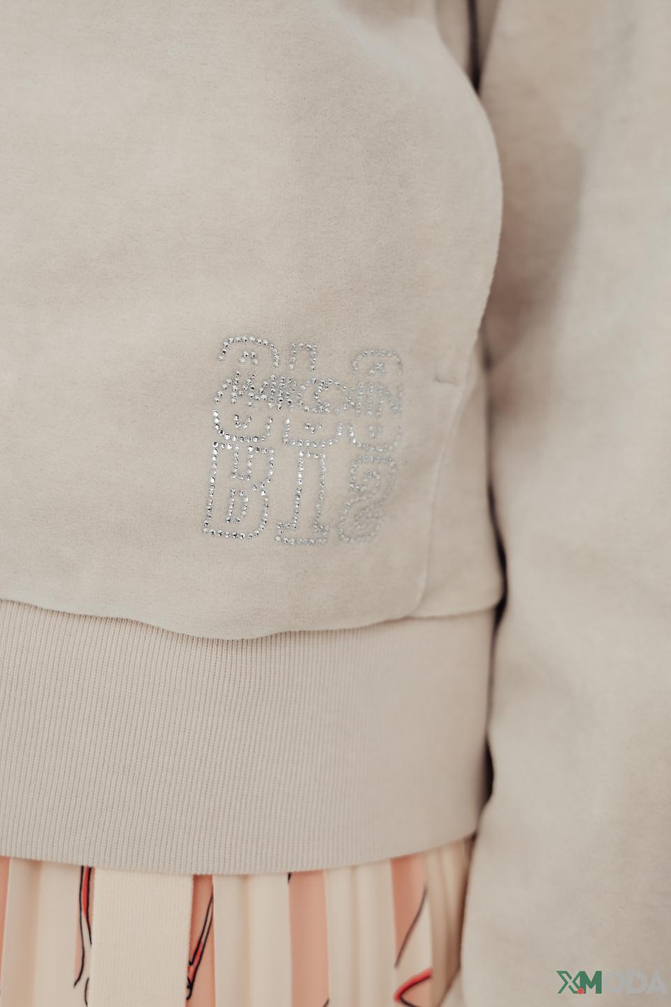 Толстовка Marc Cain бежевая на молнии