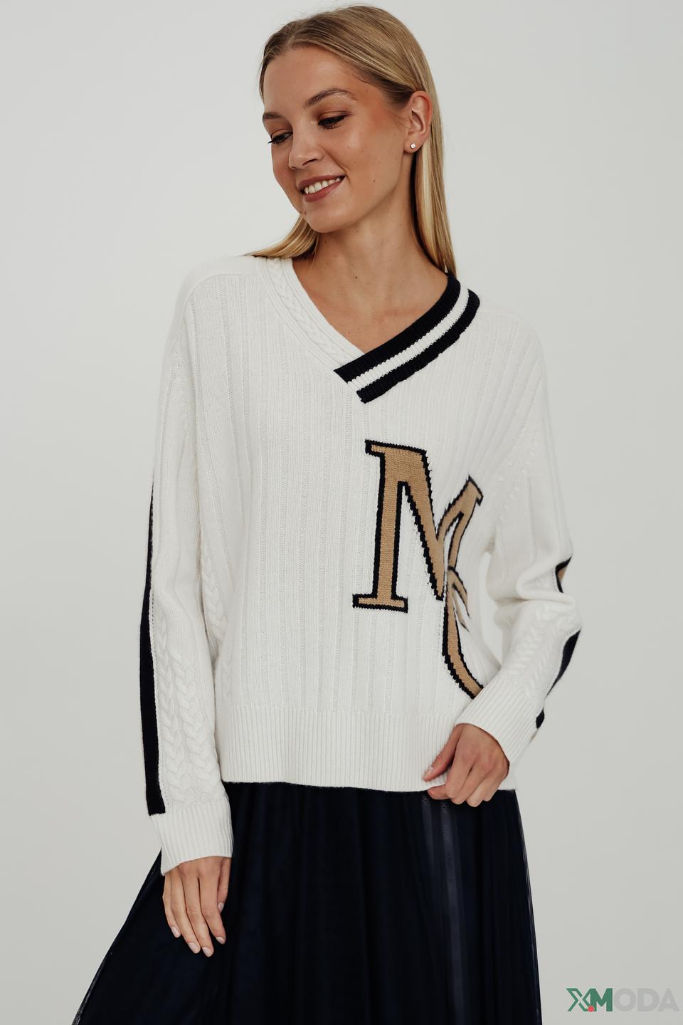 Пуловер Marc Cain с логотипом