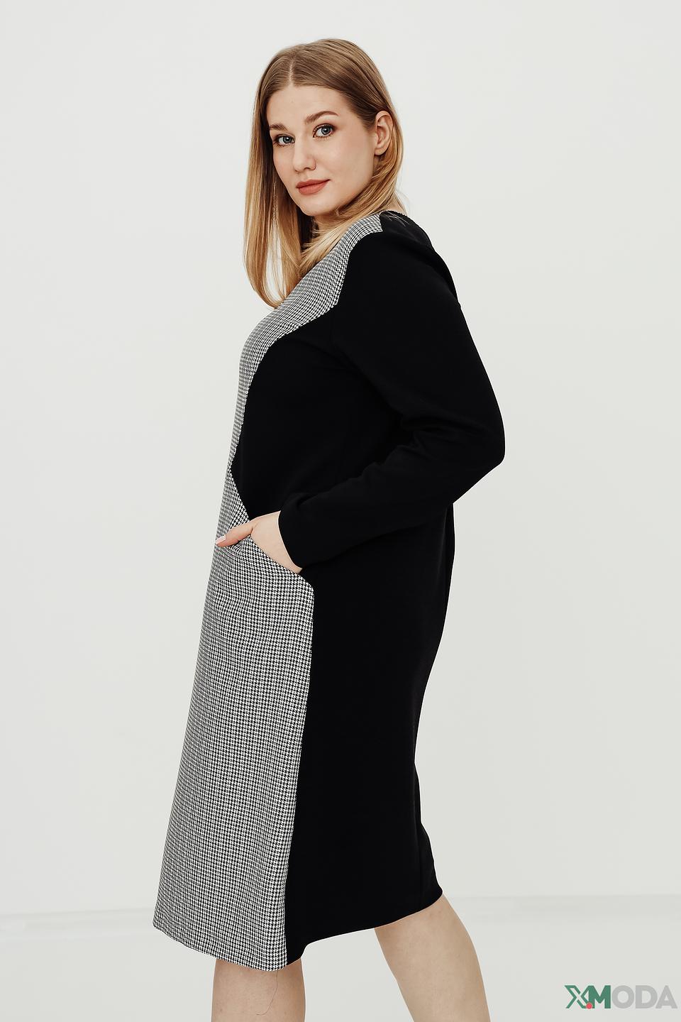 Платье Persona N.O.W. в клетку с рукавами