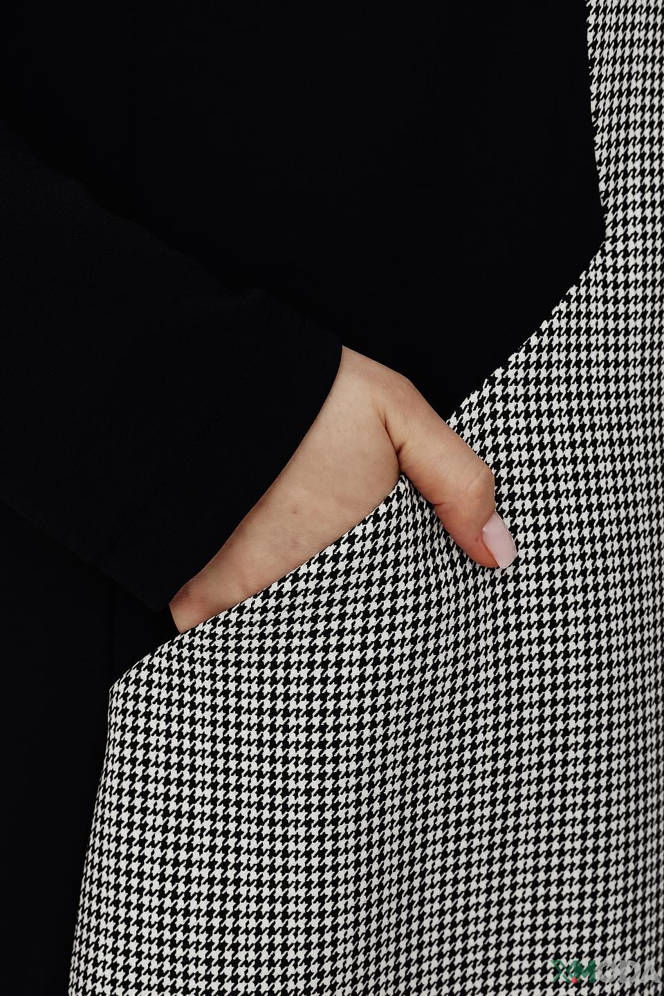 Платье Persona N.O.W. в клетку с рукавами