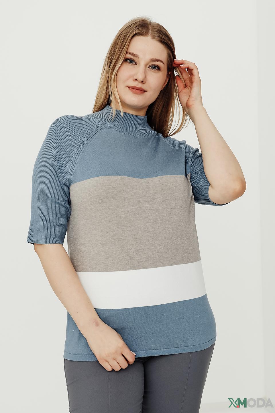 Пуловер Gerry Weber комбинированный голубой