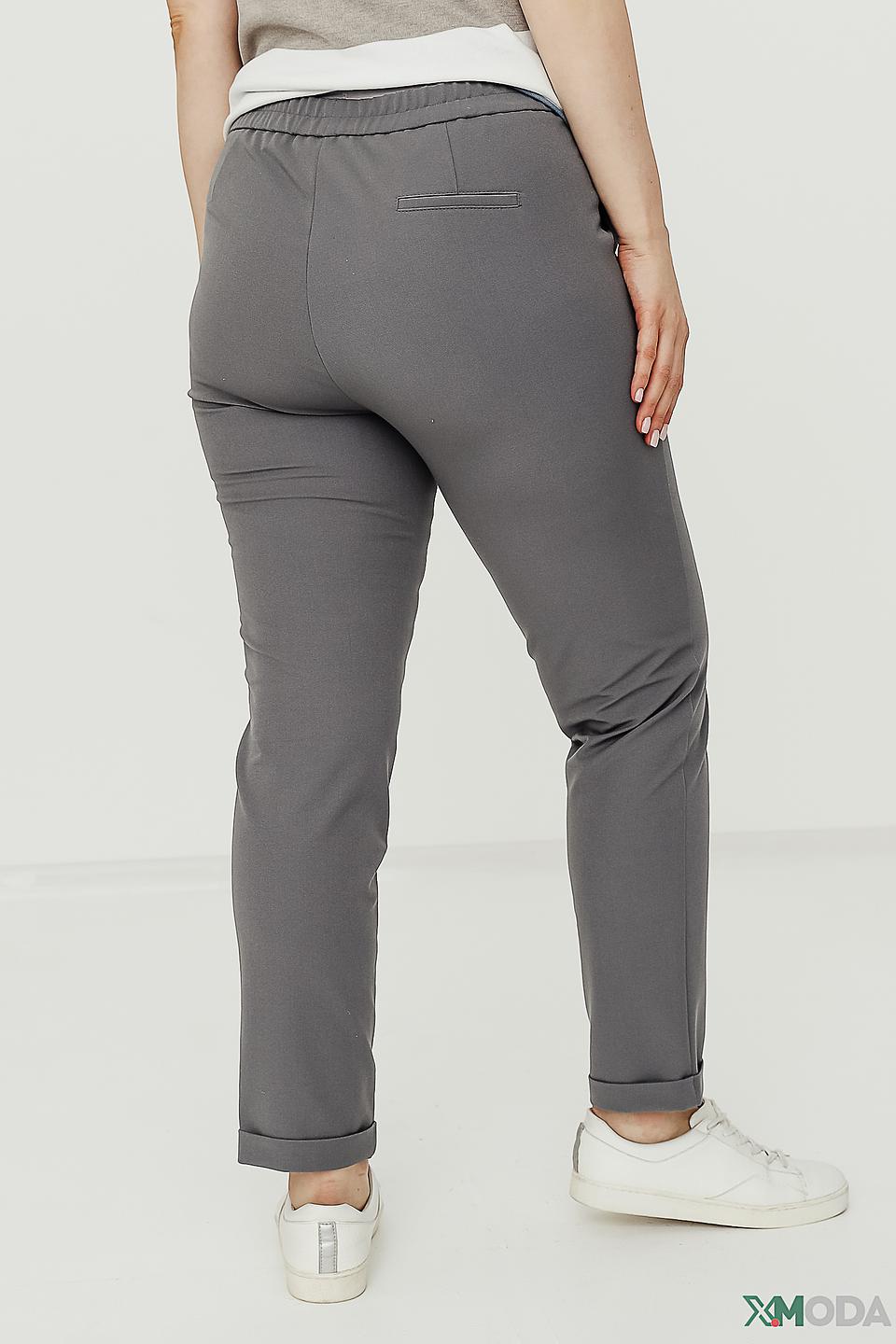 Брюки Frank Walder серые с манжетами