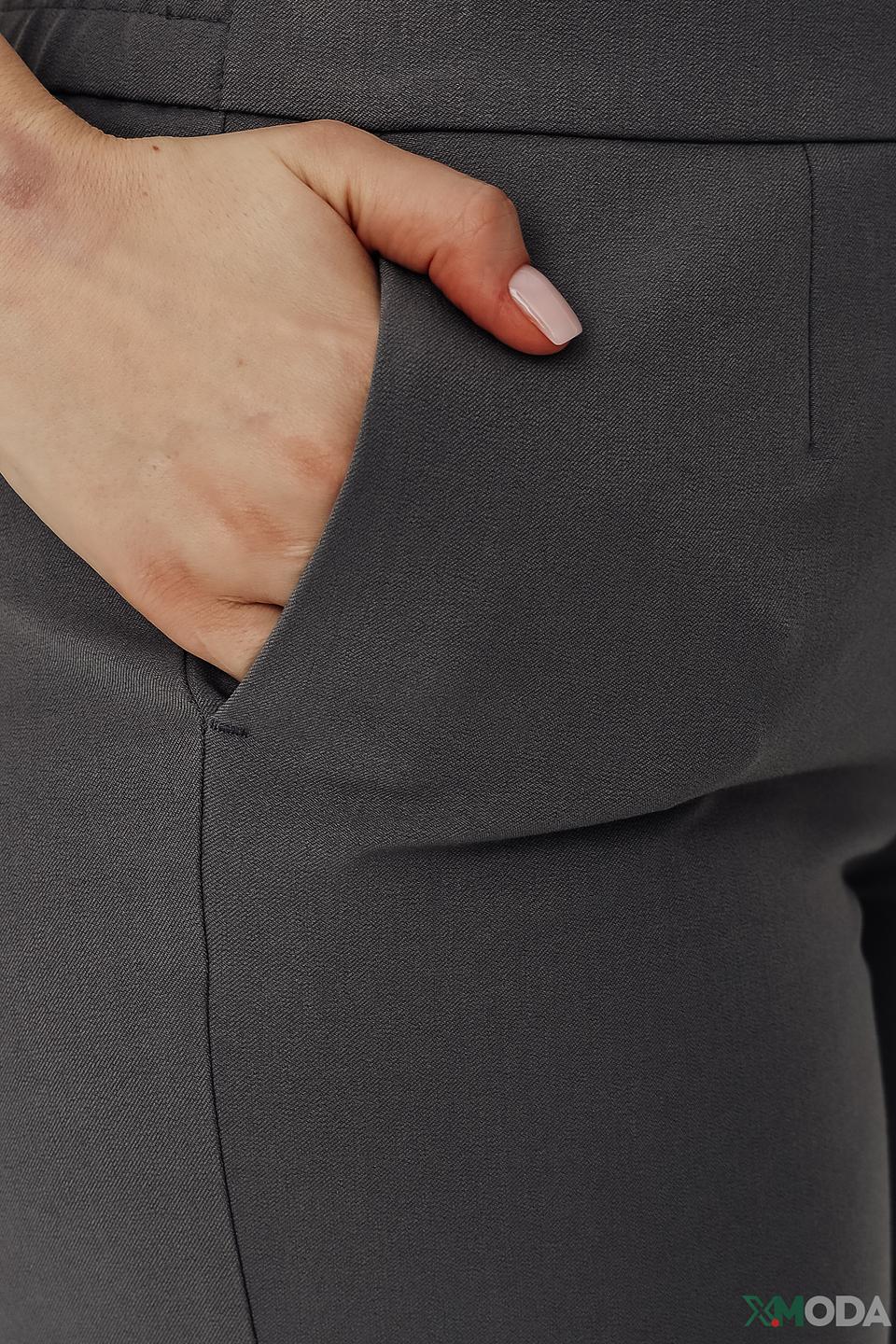 Брюки Frank Walder серые с манжетами