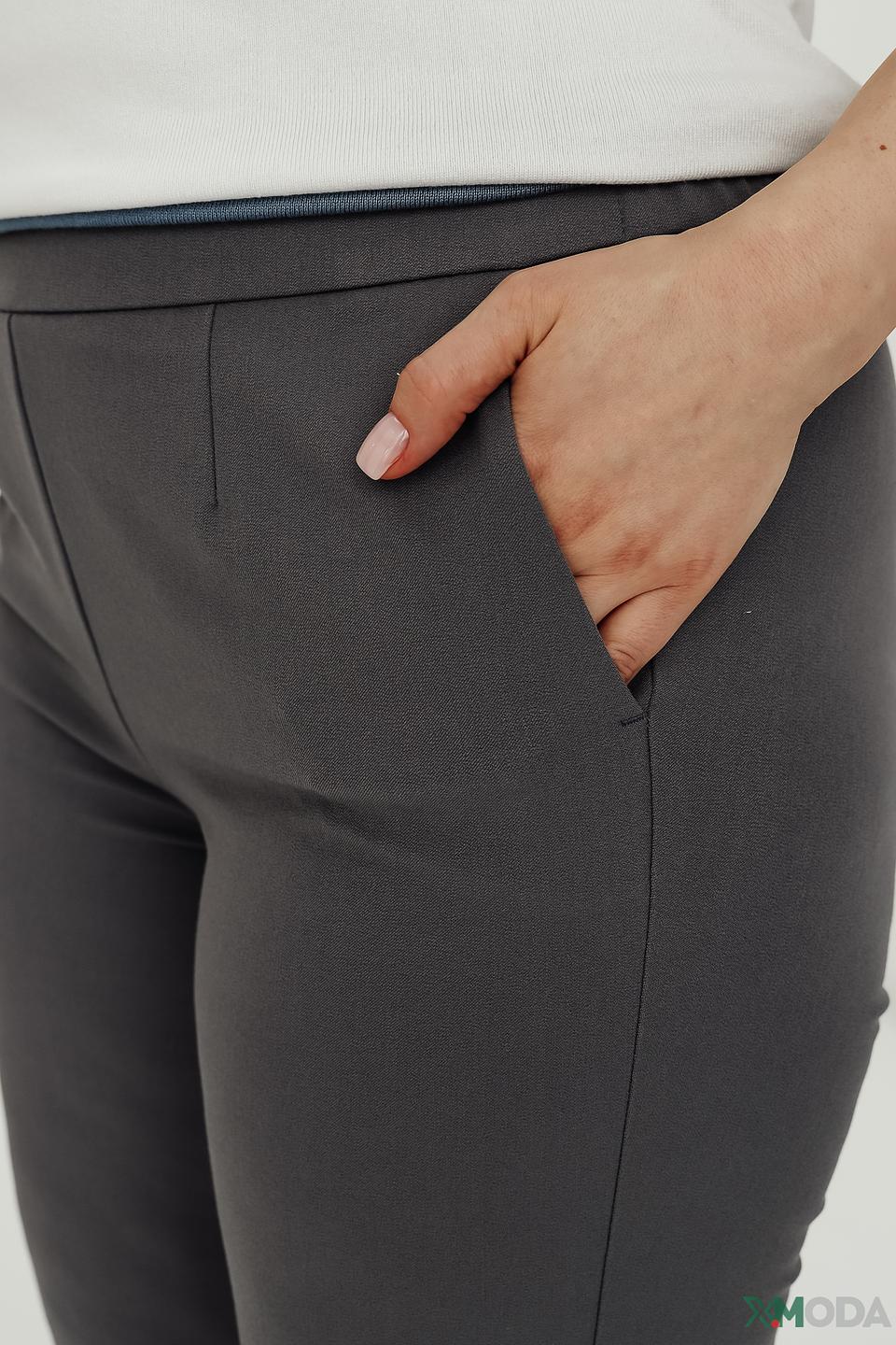 Брюки Frank Walder серые с манжетами