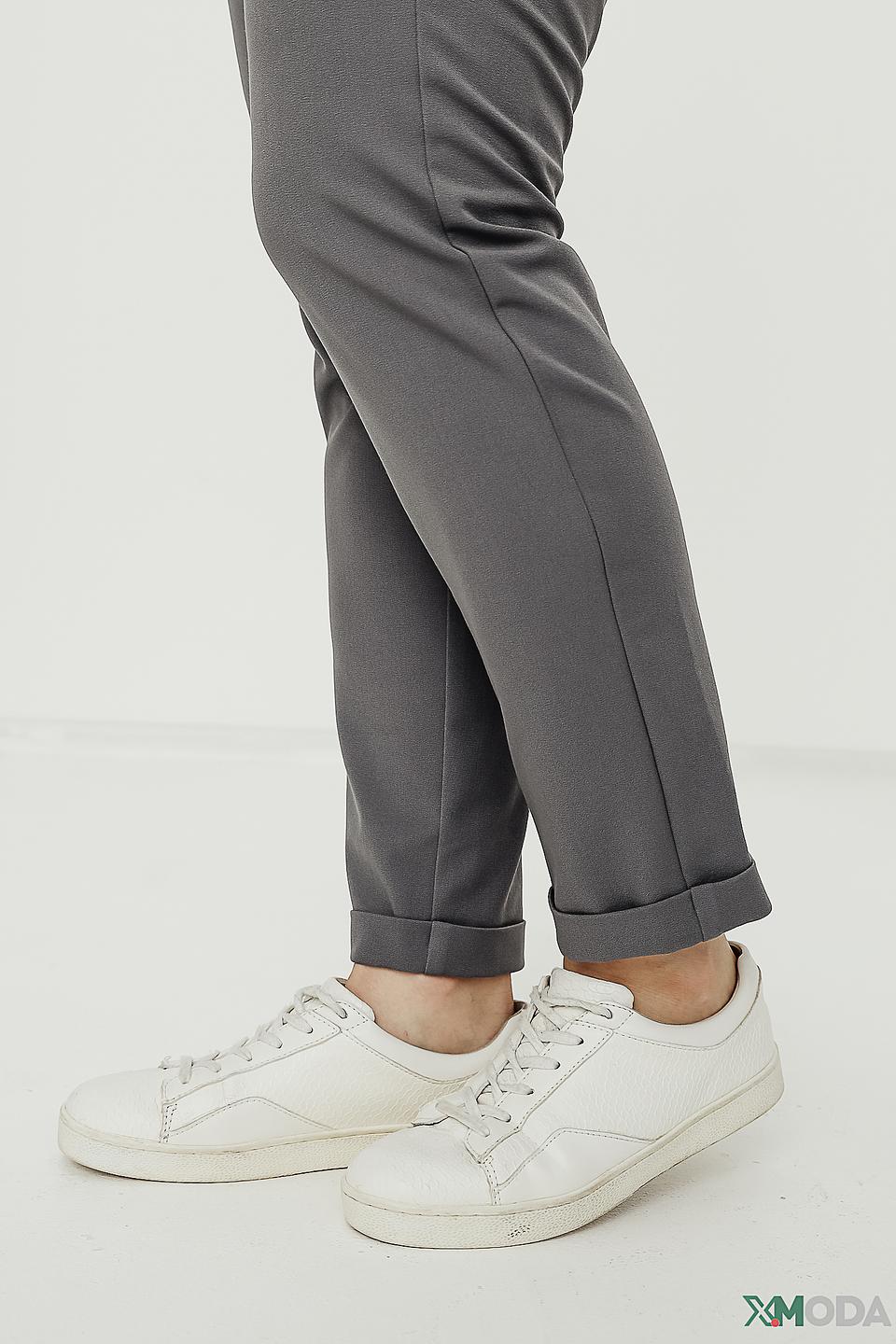 Брюки Frank Walder серые с манжетами