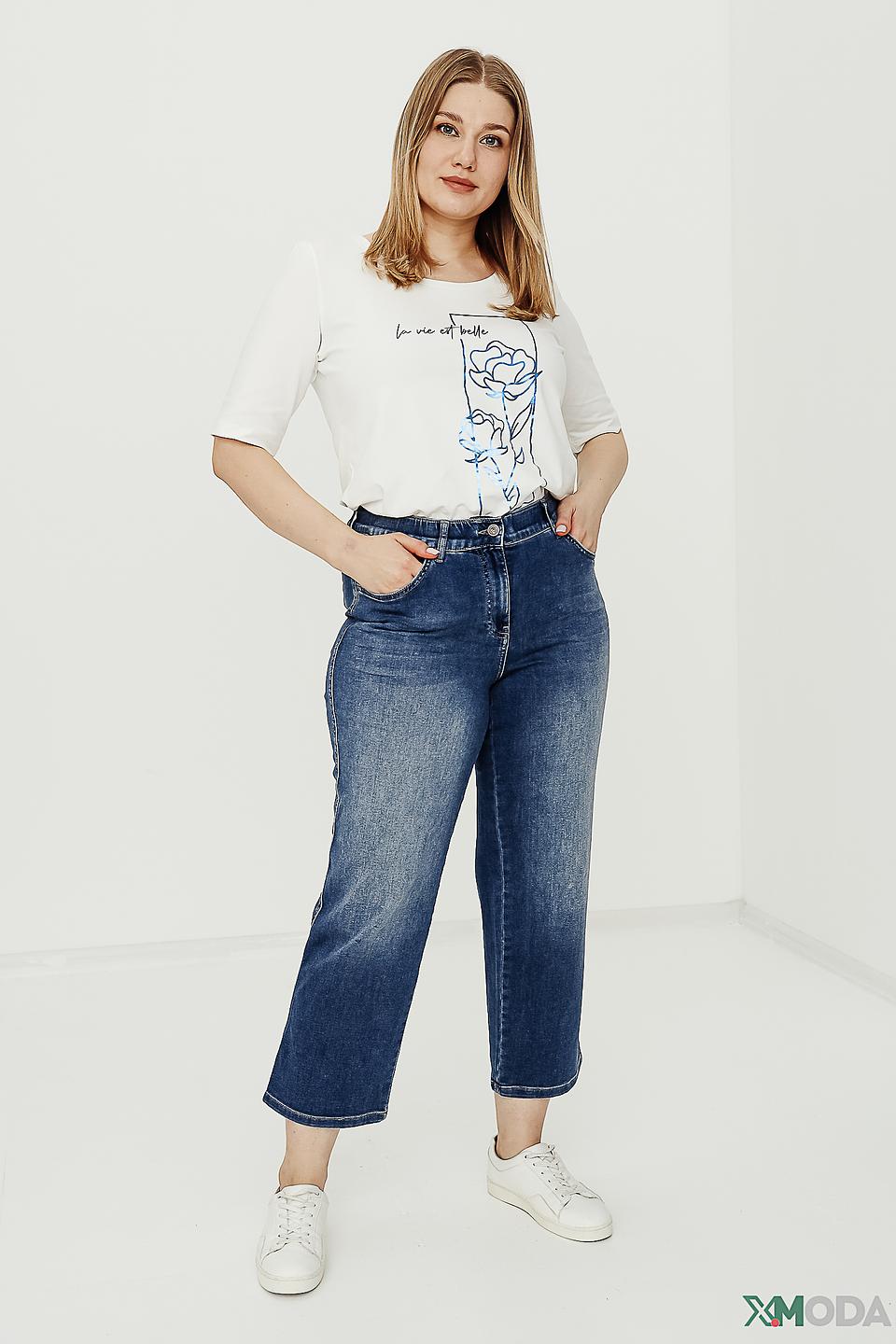 Джинсы Via Appia клеш синие