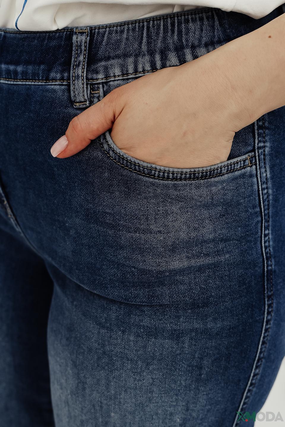 Джинсы Via Appia клеш синие