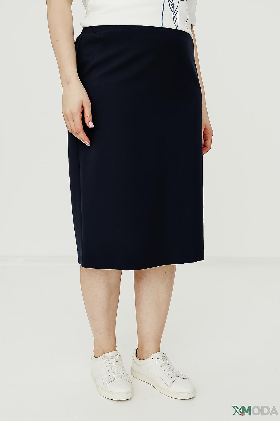 Юбка Frank Walder классическая темно-синяя