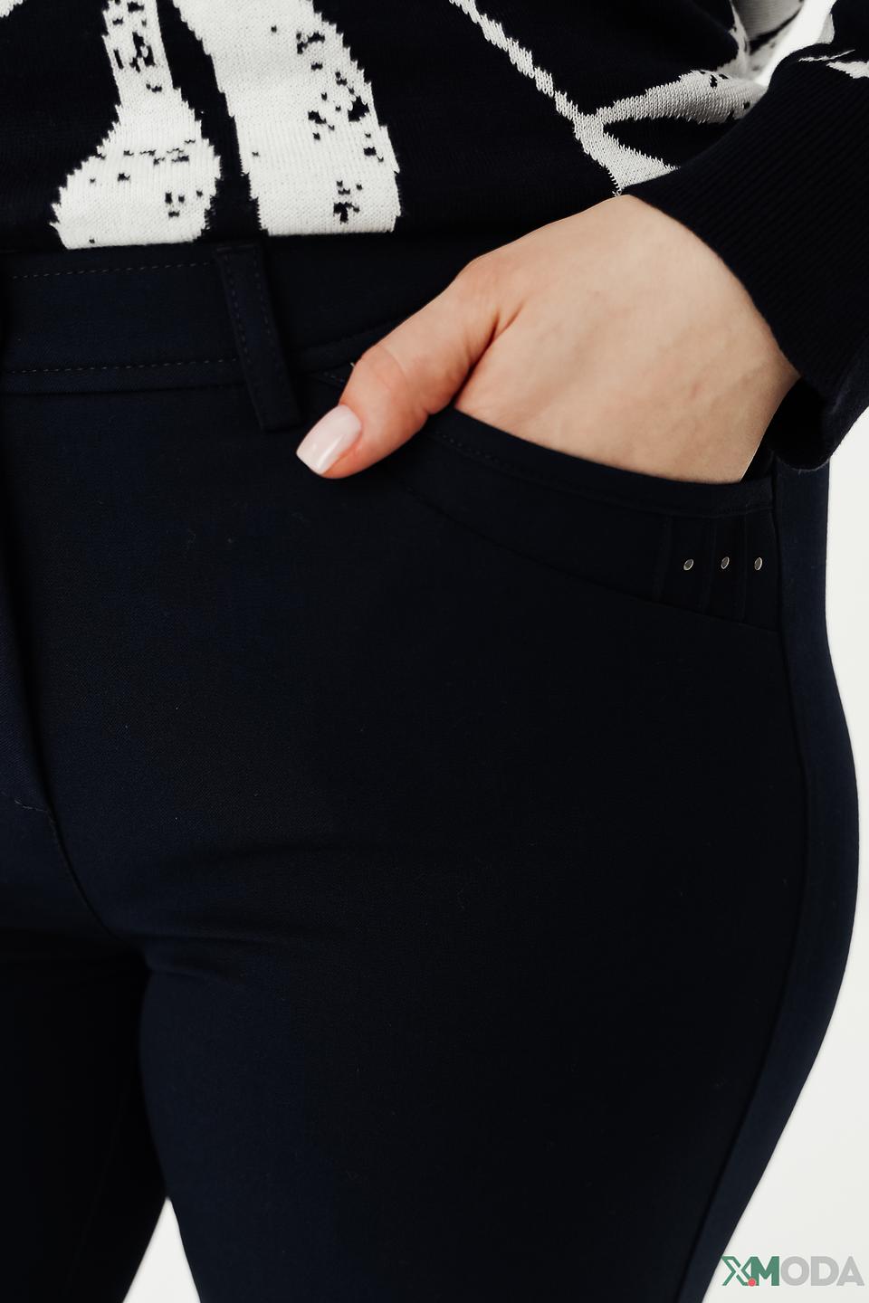 Брюки Frank Walder классические темно-синие