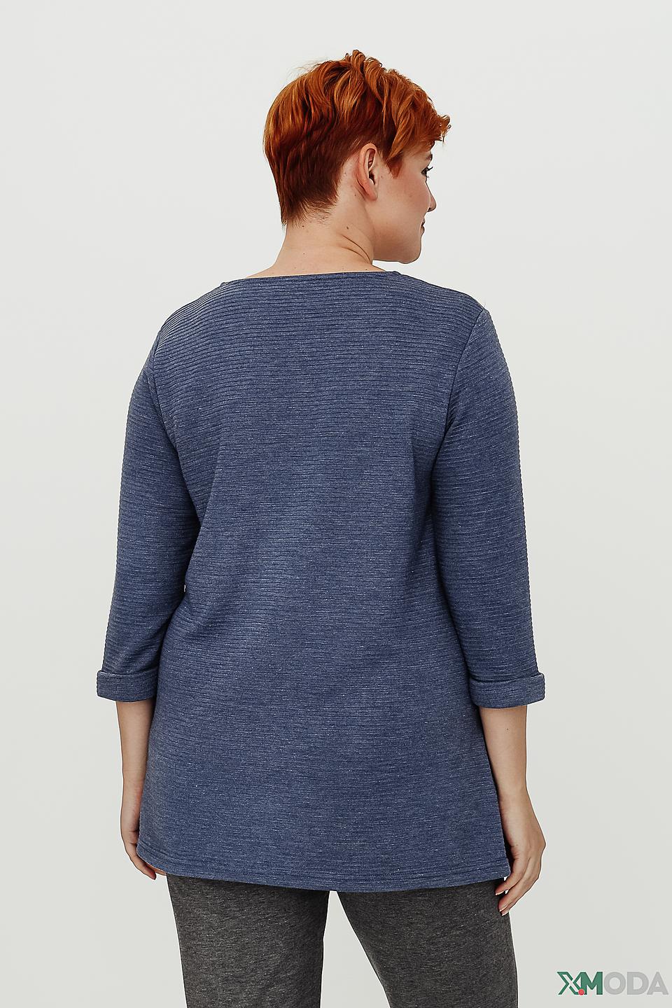 Пуловер Doris Streich с рукавом 3/4 синий