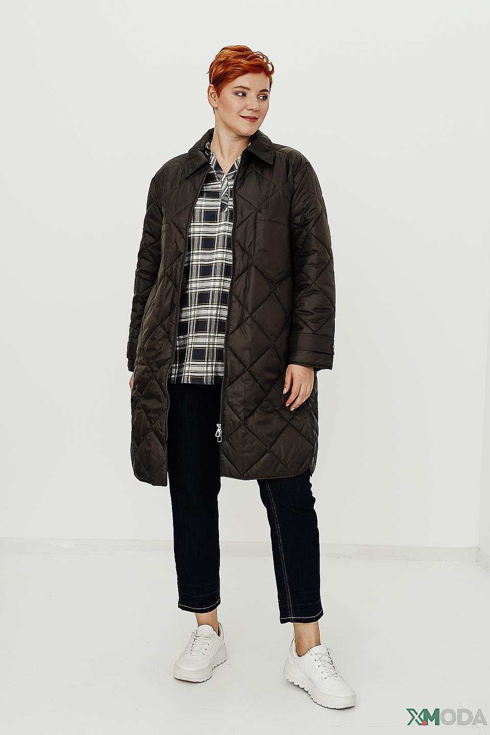 Пальто Gerry Weber стеганое оливковое