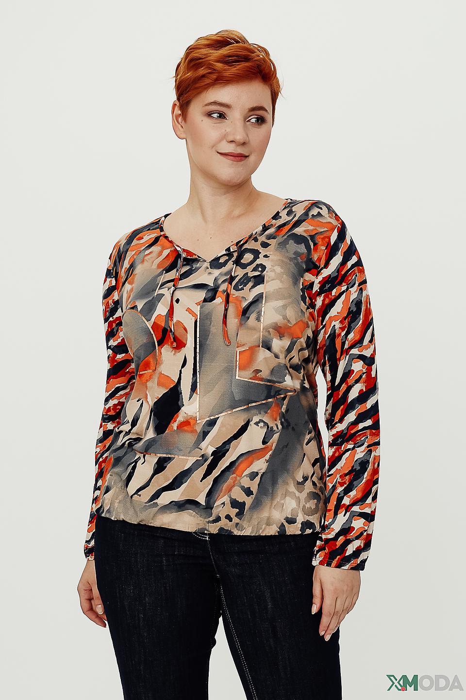 Блуза Lebek с принтом