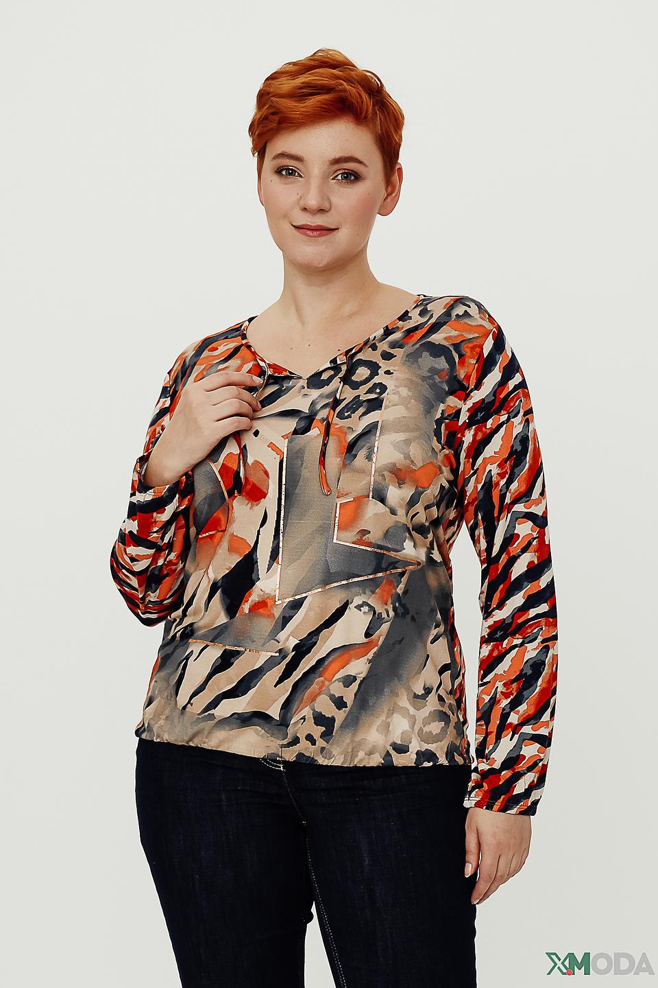 Блуза Lebek с принтом