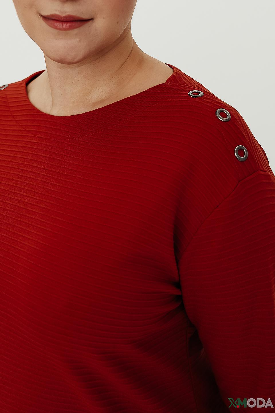 Пуловер Lebek с пуговицами