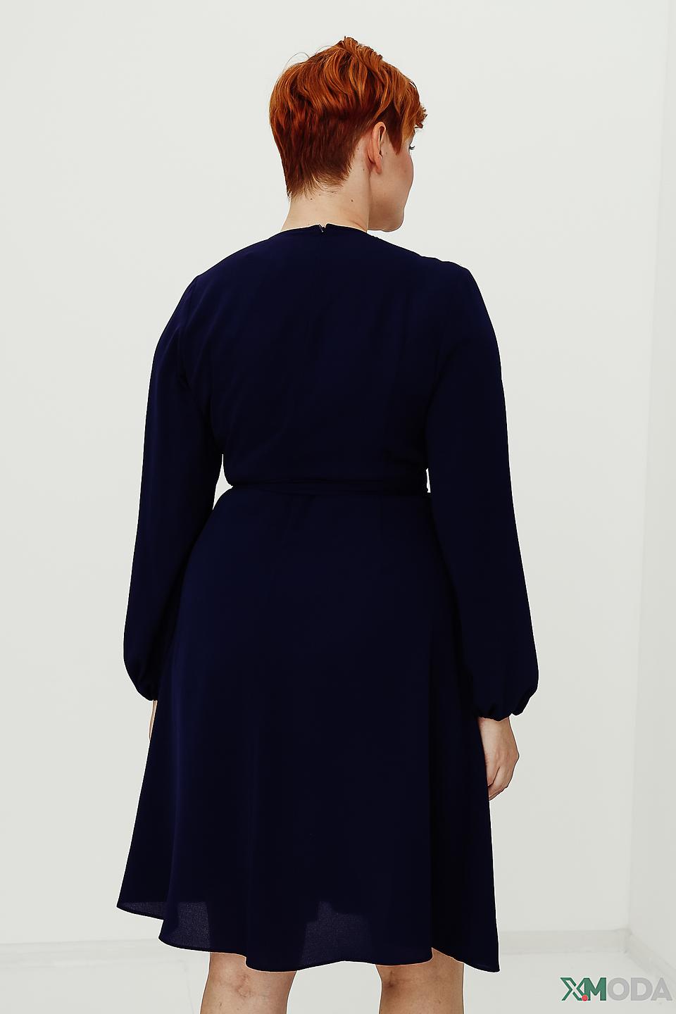 Платье Persona N.O.W. с запахом темно-синее