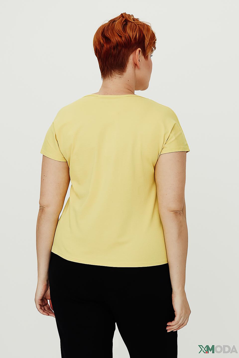 Блуза Doris Streich асимметричный низ, жёлтая