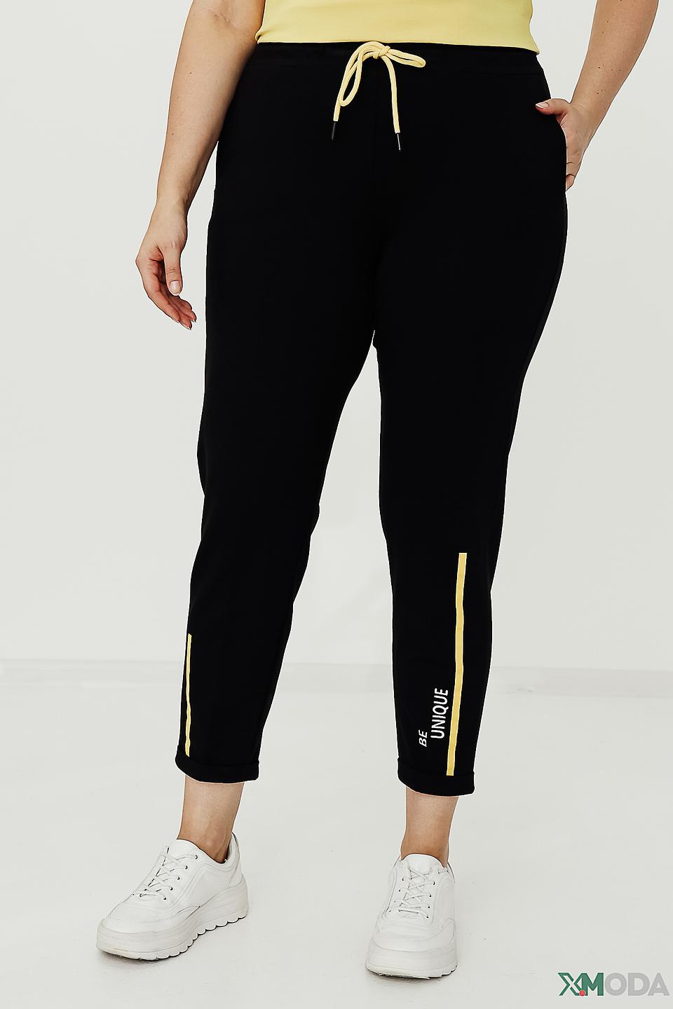 Брюки трикотажные Doris Streich черные