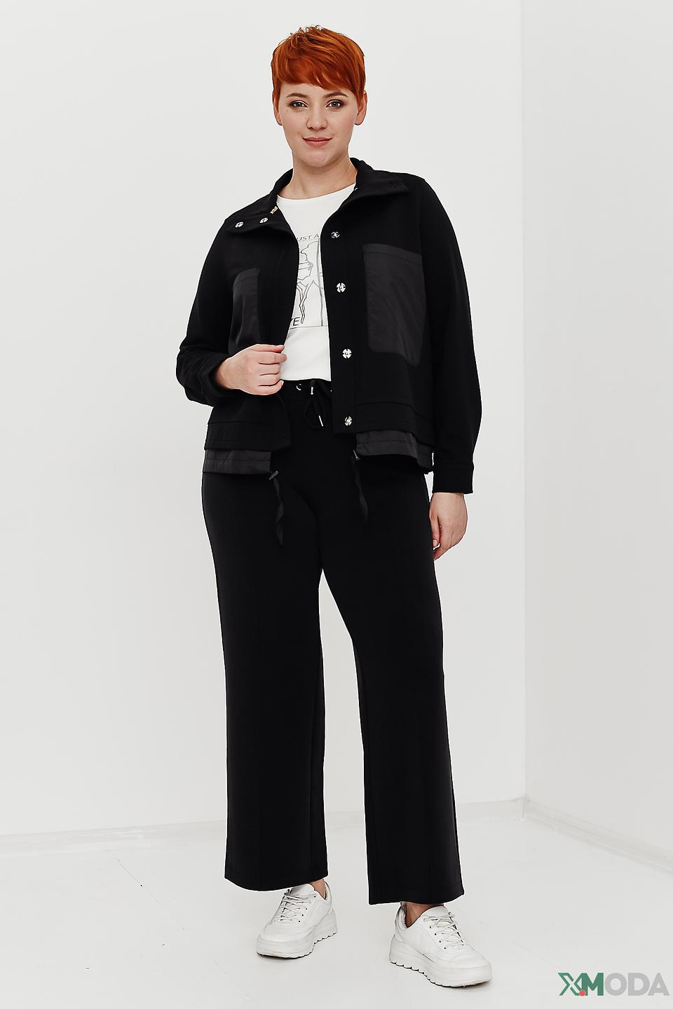 Жакет Samoon чёрный с карманами