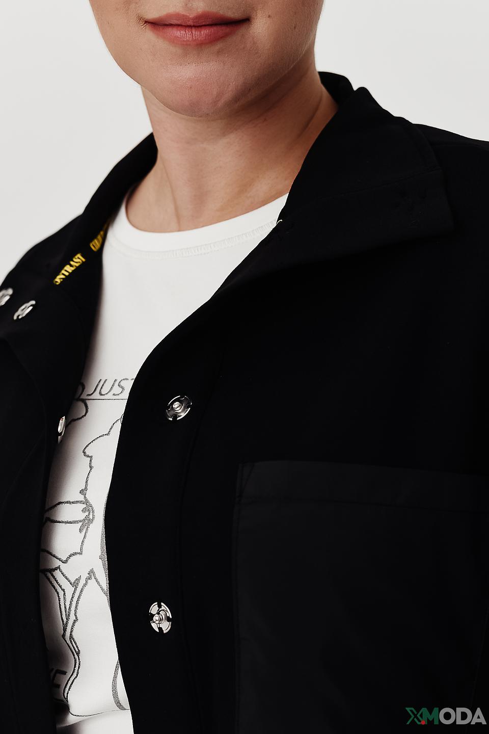 Жакет Samoon чёрный с карманами