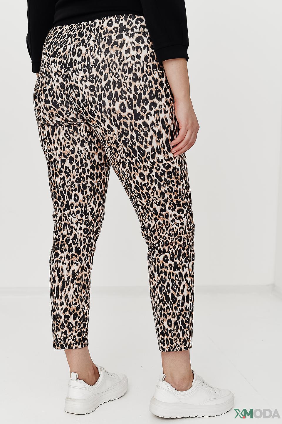 Брюки Lecomte с леопардовым принтом