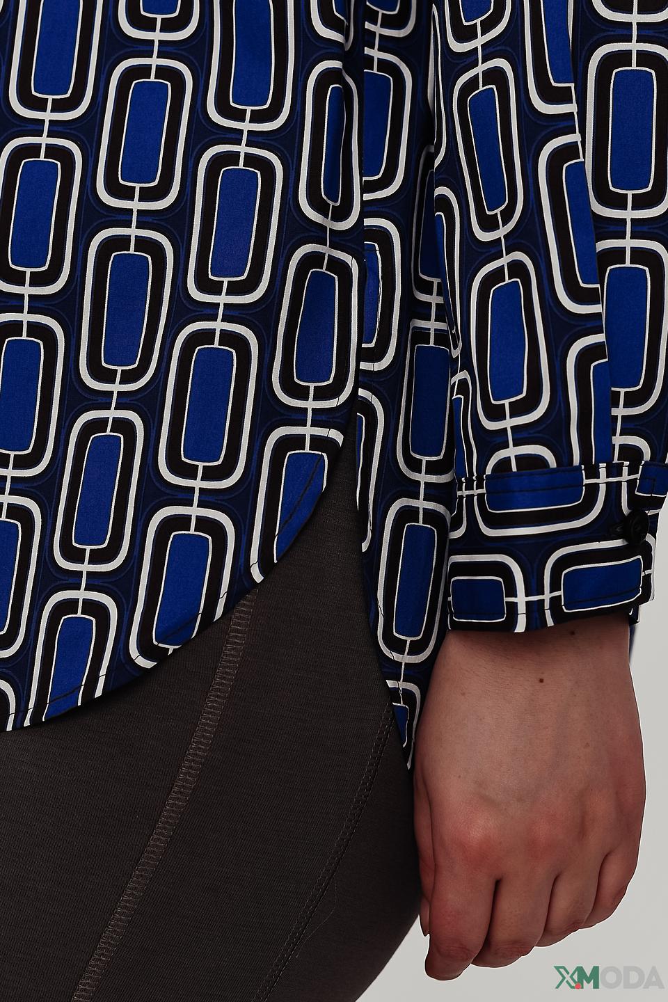 Рубашка Be Yourself в синий принт