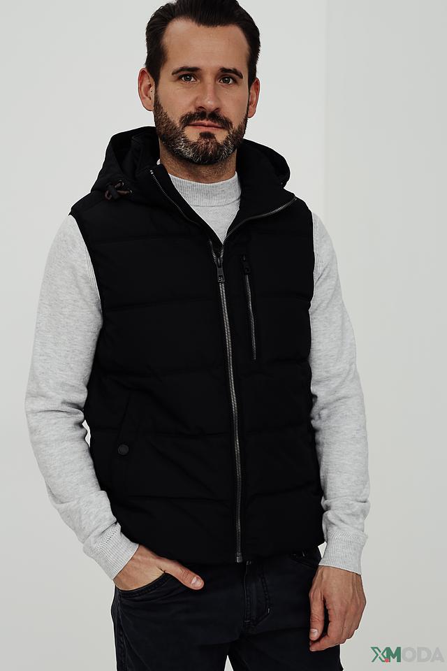 Жилет Bugatti стеганый черный