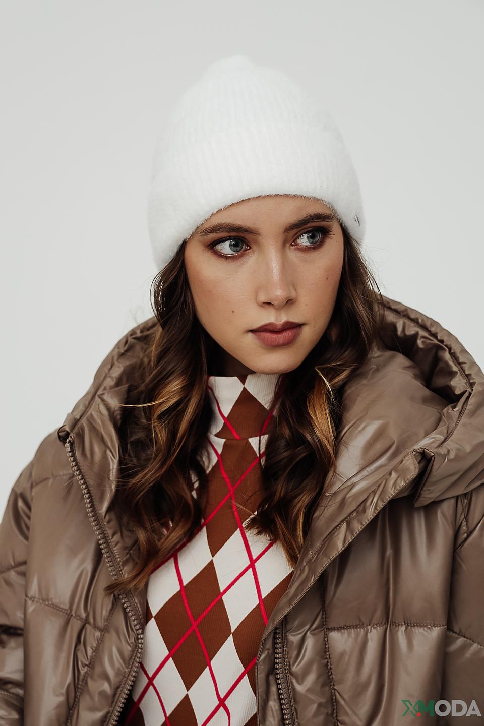 Шапка Wegener вязаная белая