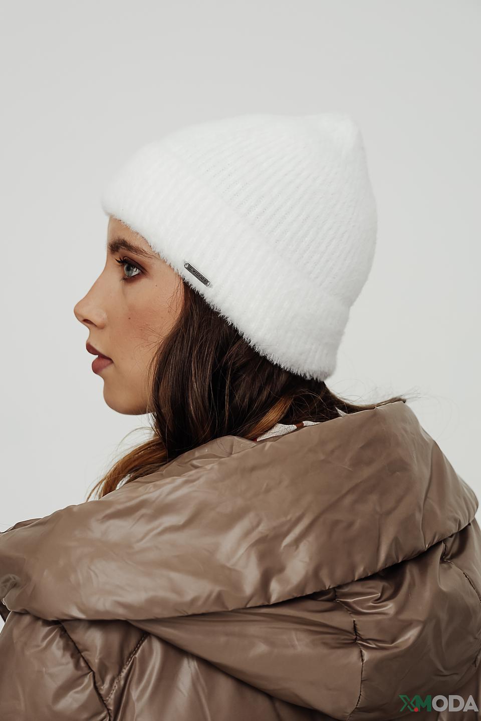 Шапка Wegener вязаная белая