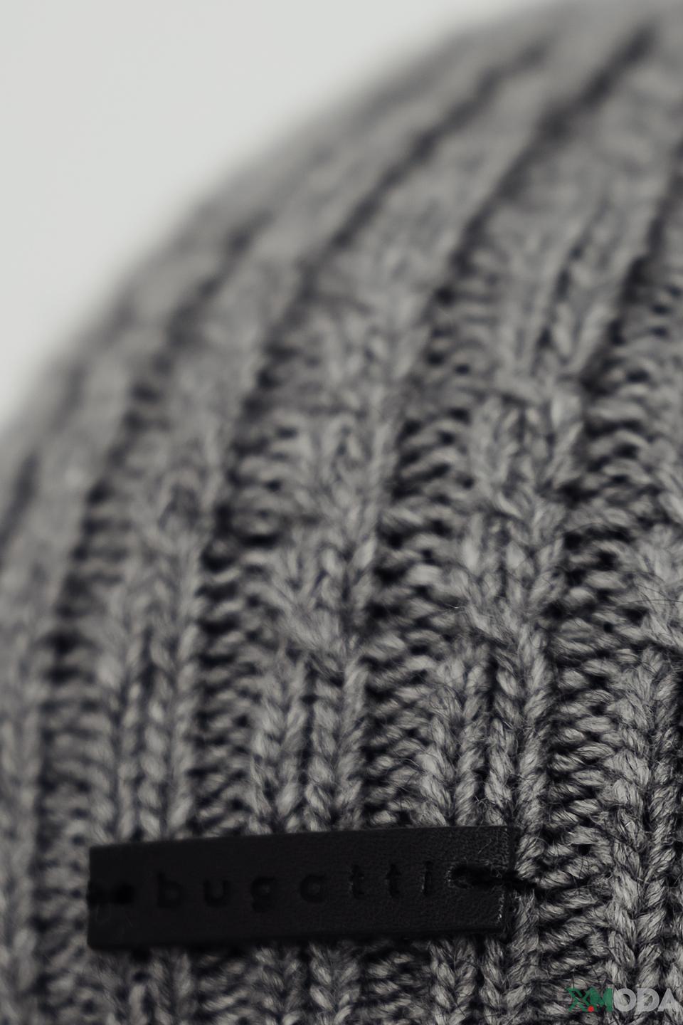 Шапка Bugatti ACC серая