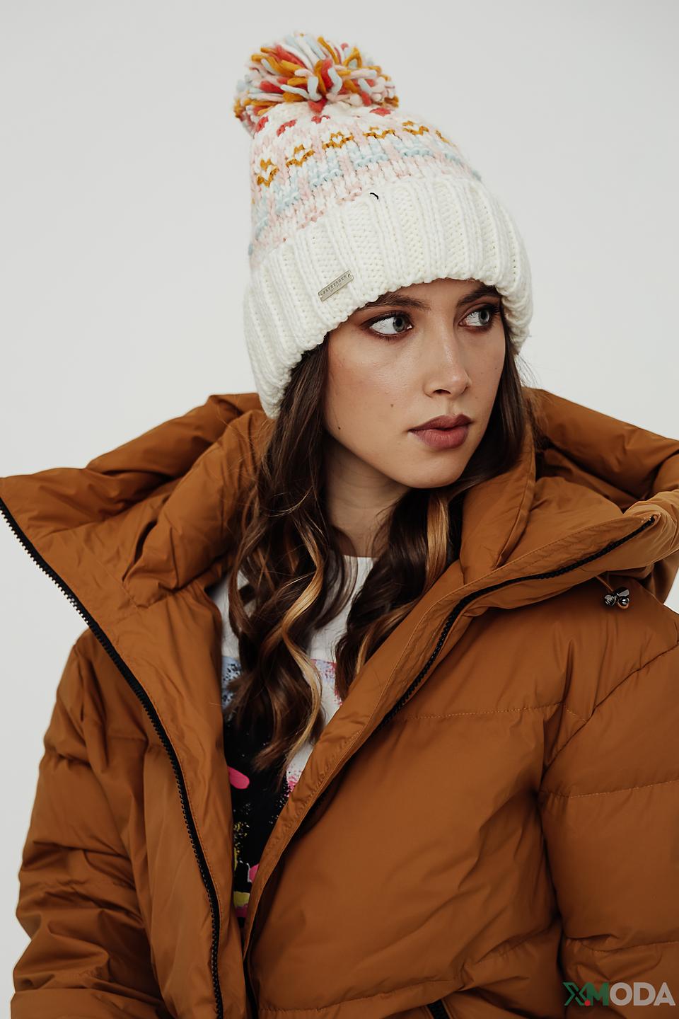 Шапка Seeberger с помпоном