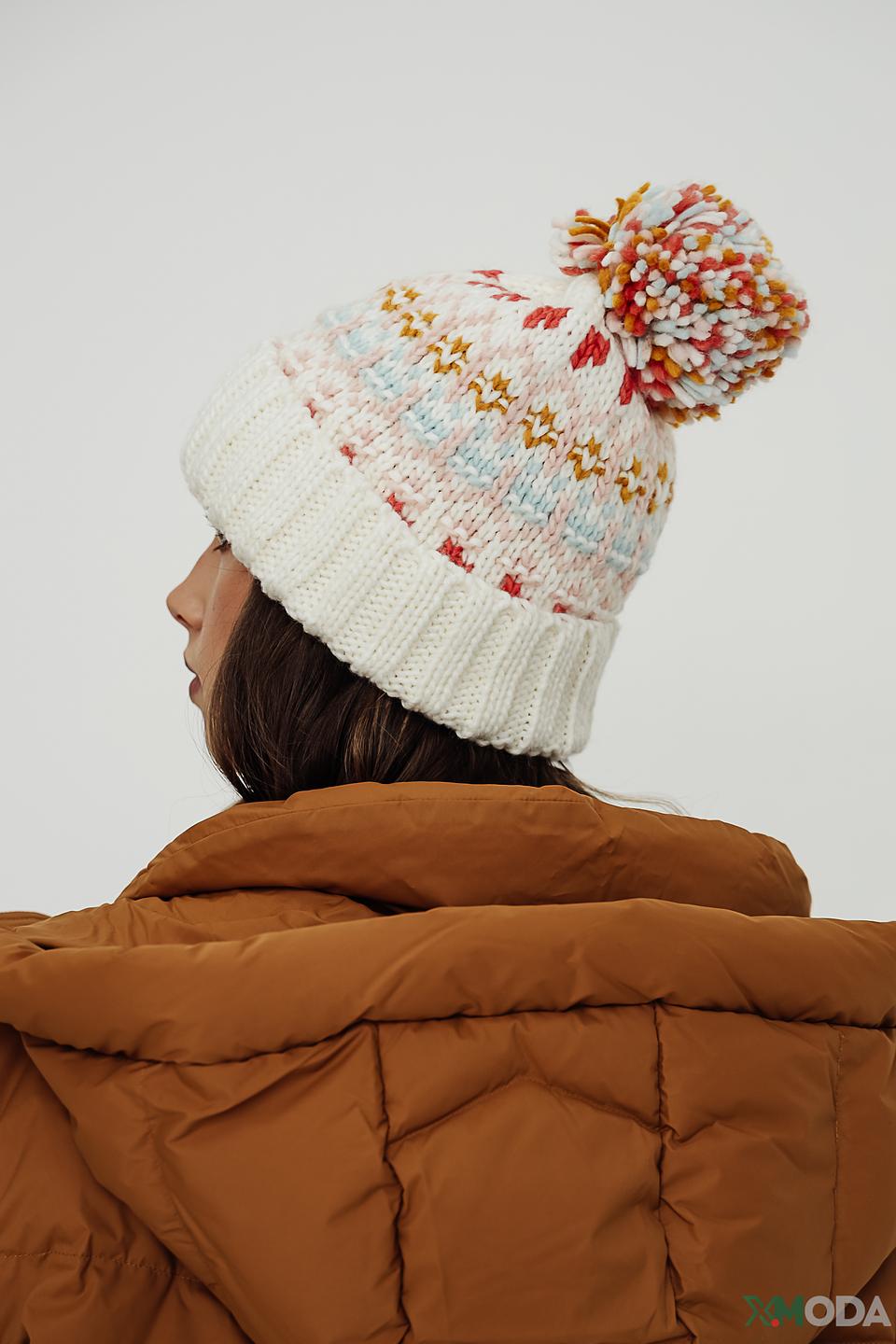 Шапка Seeberger с помпоном