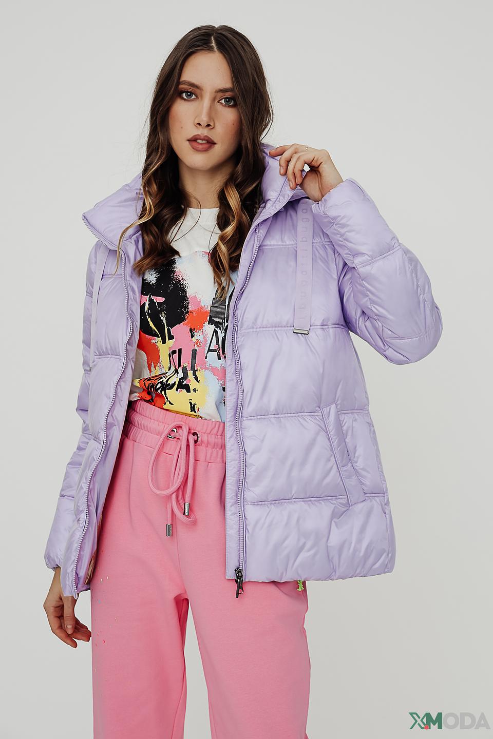 Куртка Bugatti стеганая лавандовая