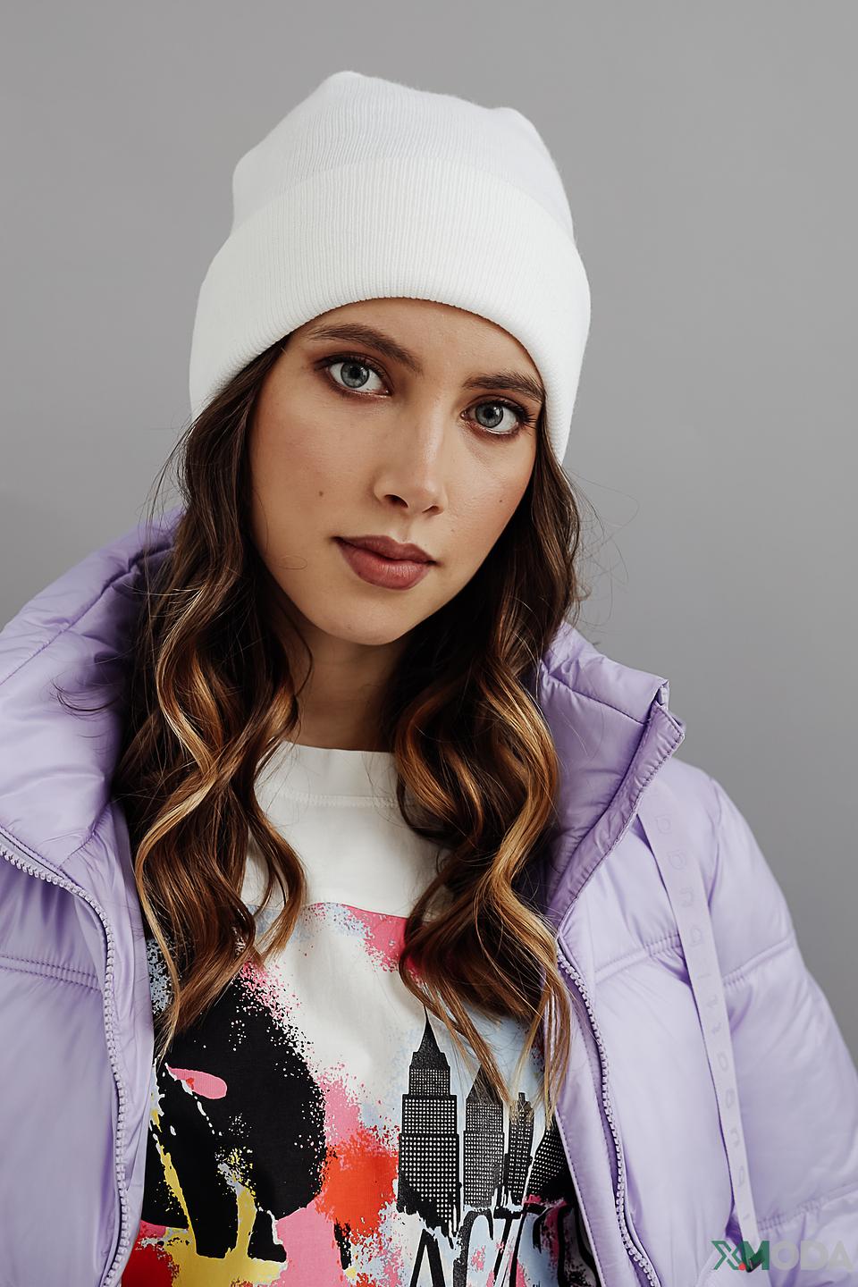 Шапка Wegener вязаная белая