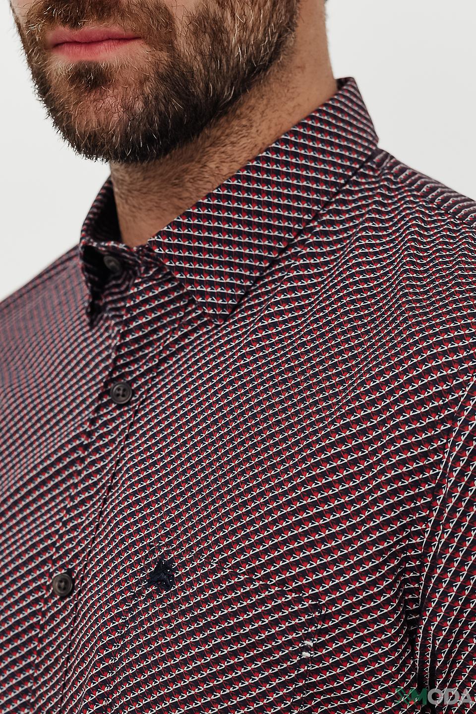 Рубашка Lerros диагональная полоска