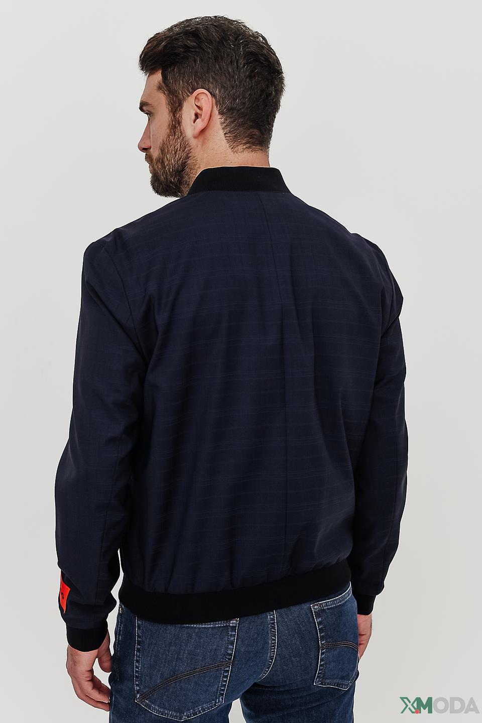 Бомбер Hugo мужской синий