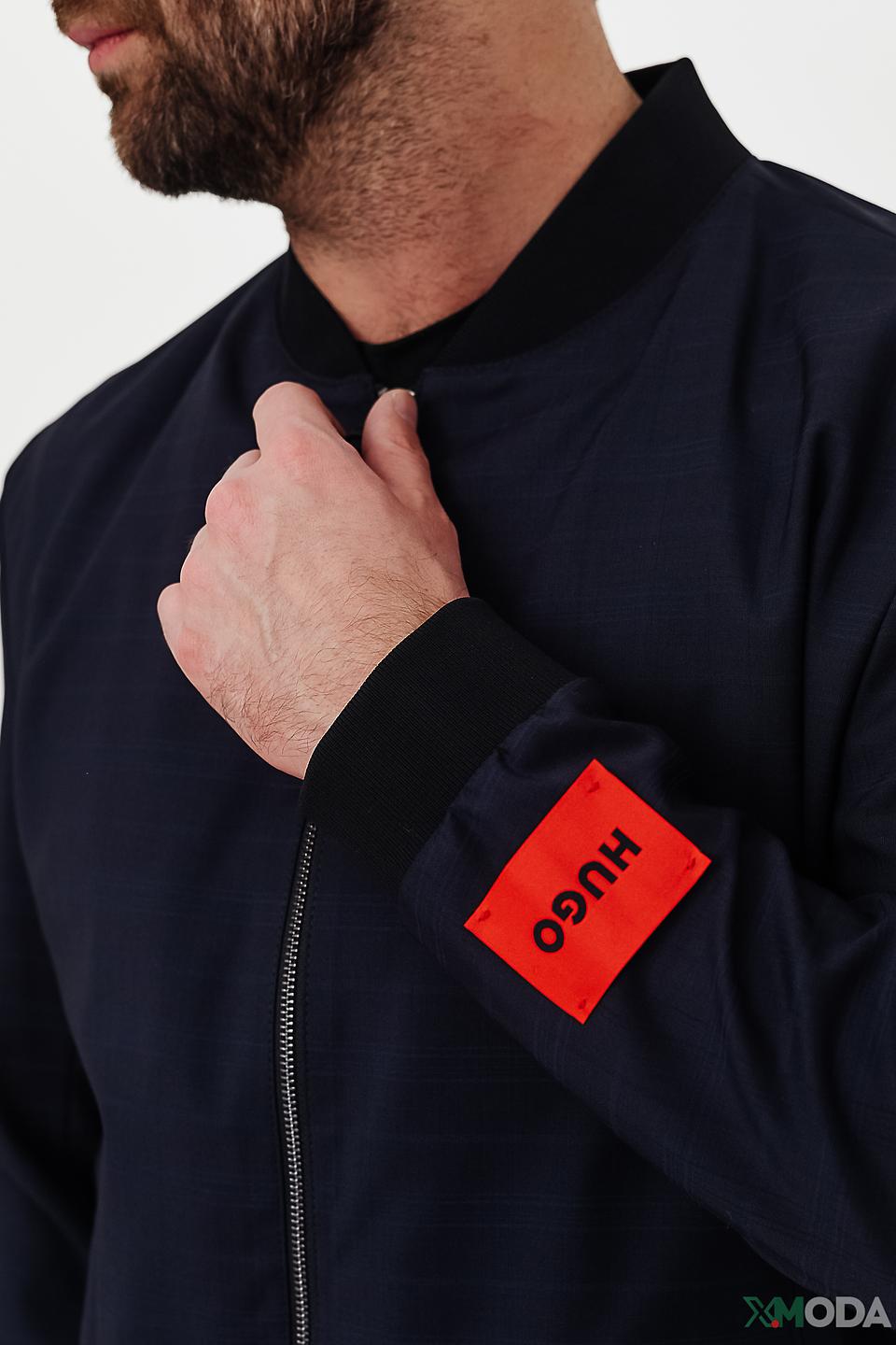 Бомбер Hugo мужской синий
