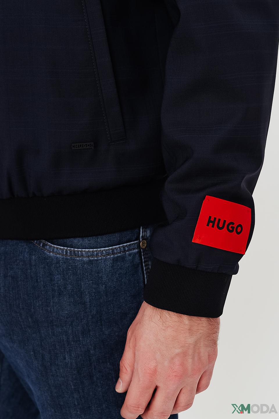 Бомбер Hugo мужской синий
