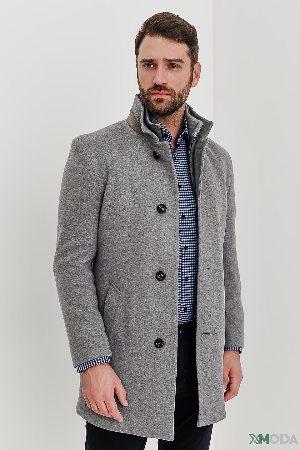 Пальто Bugatti серое